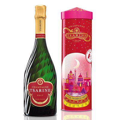 Tsarine Cuvee Premium Brut Champagne Gift boxed